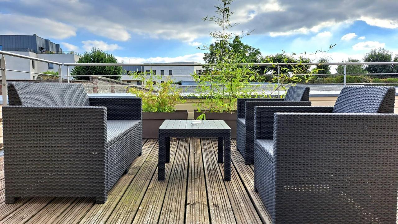 Le Canyon Rouen Centre By Myfrenchpat Terrasse & Parking Extérieur photo
